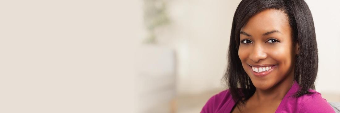 Woman smiling | Dentist Fontana CA