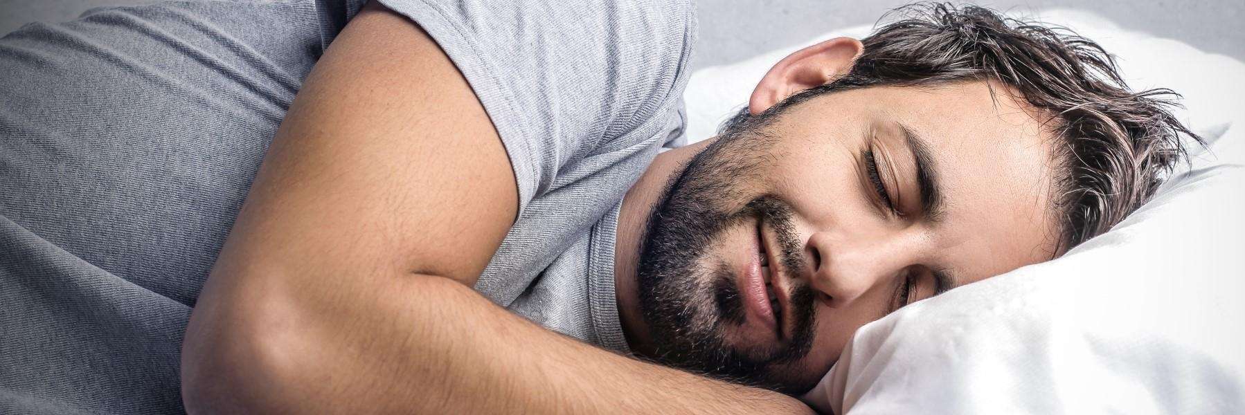 man sleeping