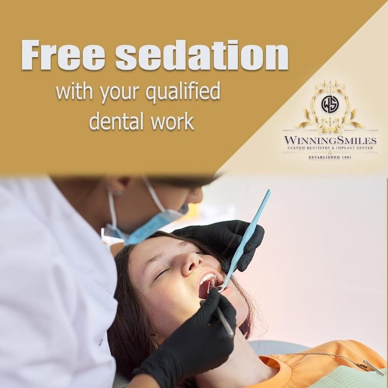 Free Sedation in Winning Smiles Fontana CA